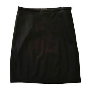 Istante Womens Wool Blend Black Skirt Size S Lined